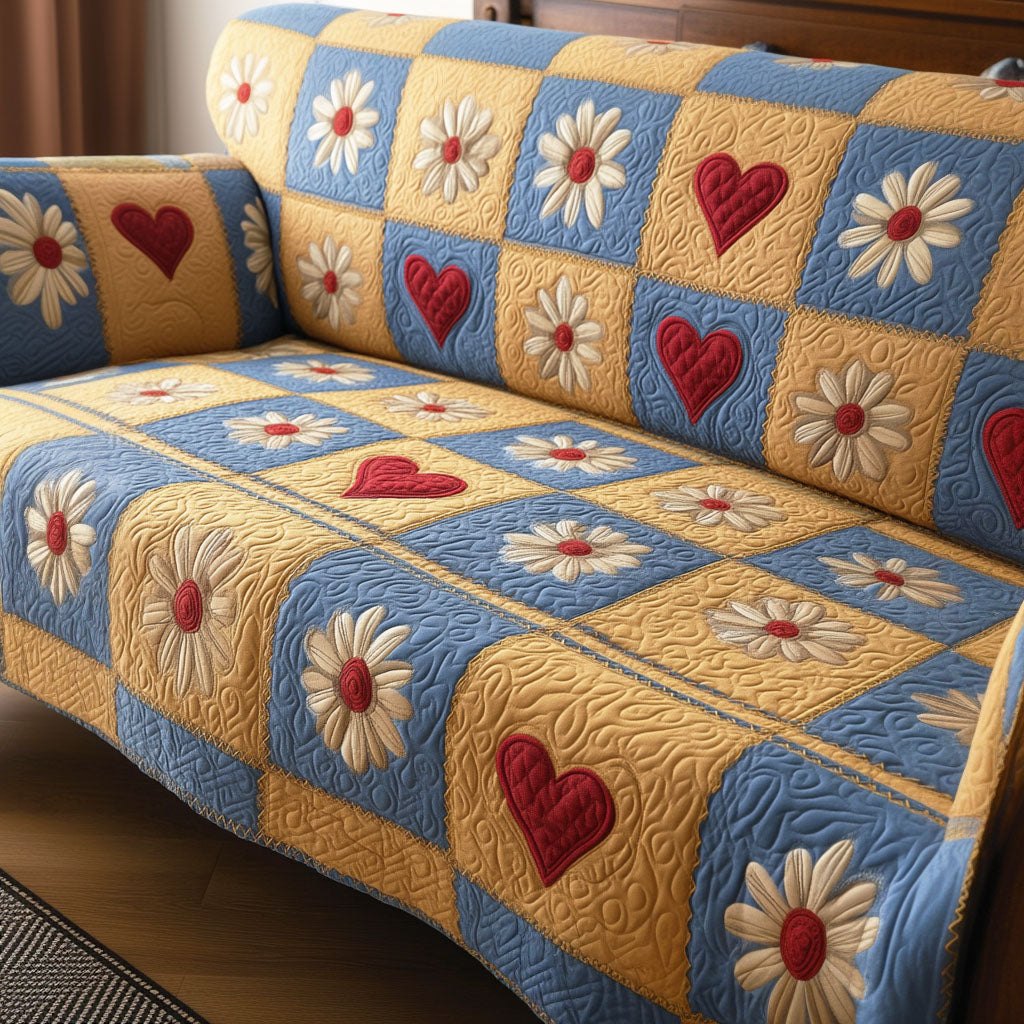 Daisy Delight Sofa Cover