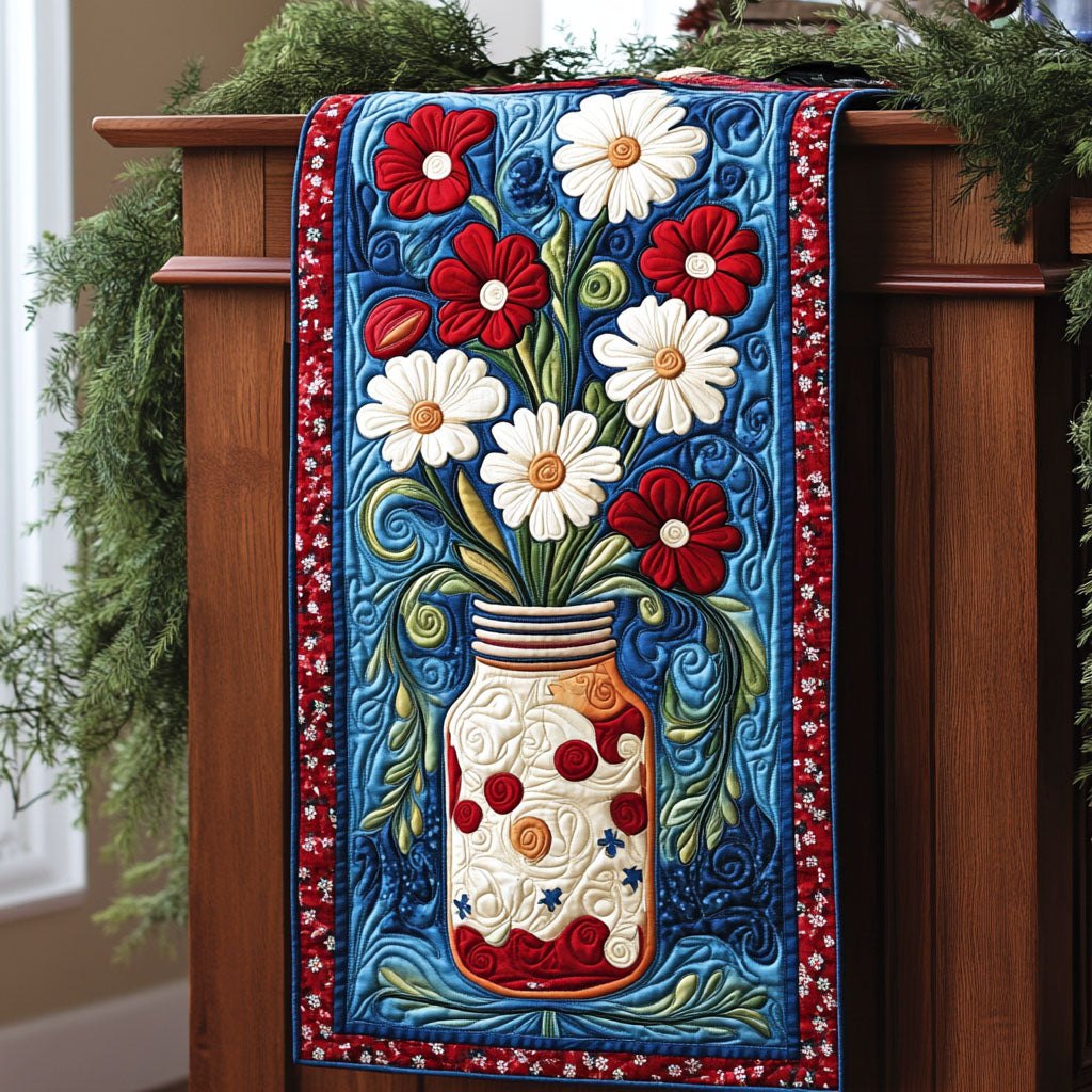 Daisy Dreams of Freedom Table Runner