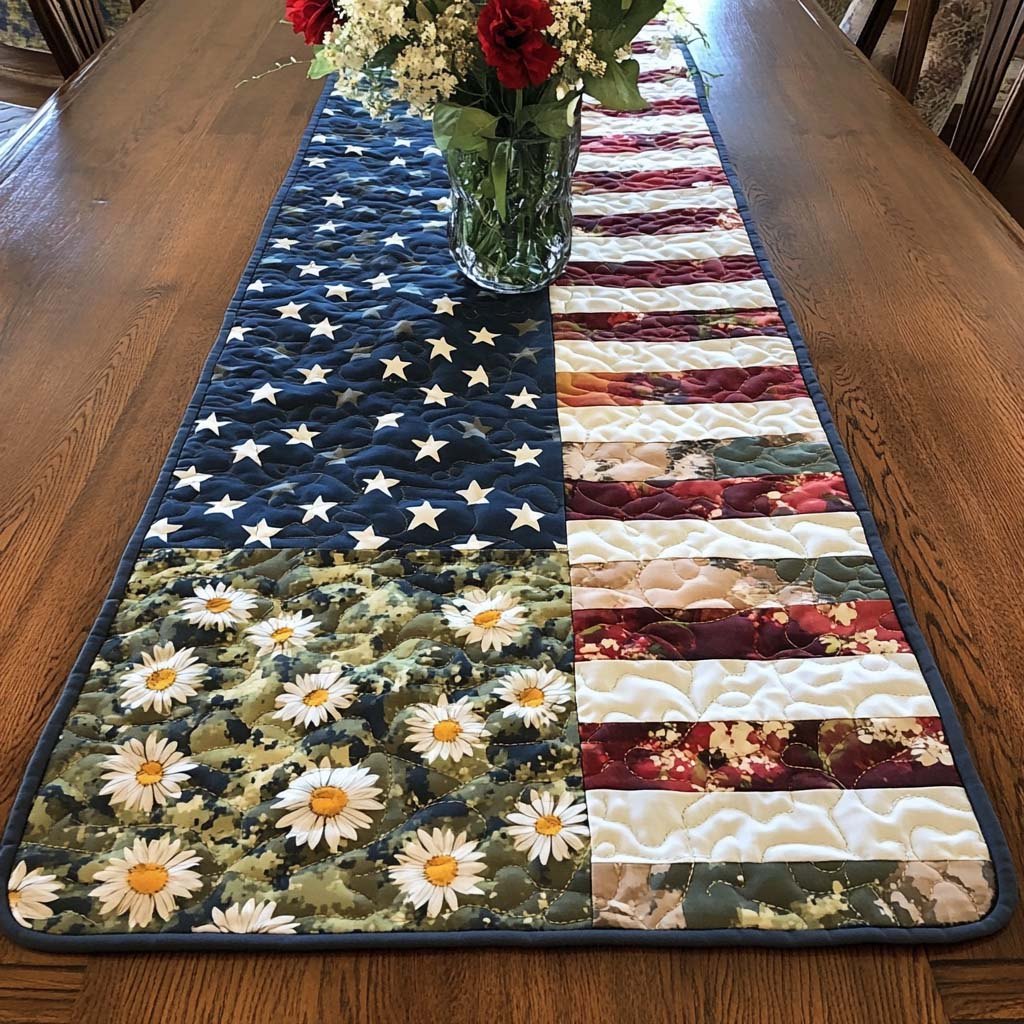 Daisy Glory Table Runner