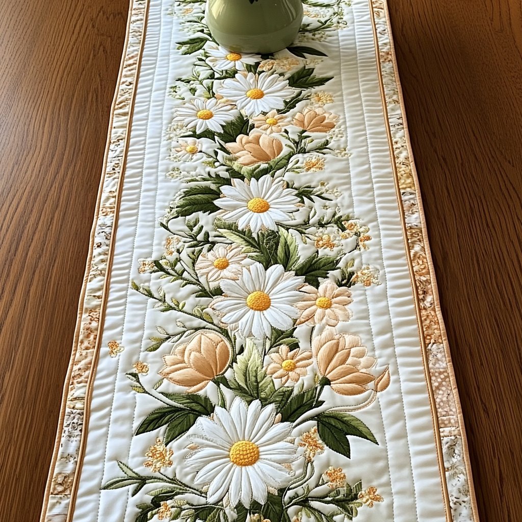 Daisy Glow Table Runner