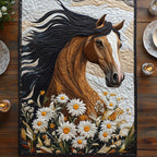 Daisy Horse Table Runner