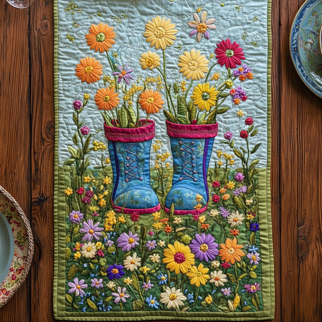 Daisy Kicks Table Runner