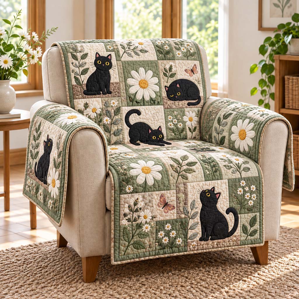 Daisy Meadow Cats Sofa Cover