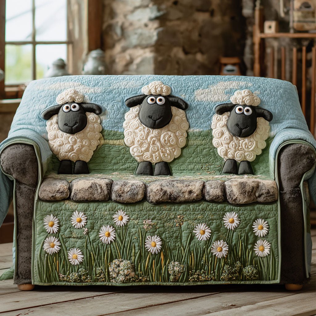 Daisy Meadow Flock Sofa Cover