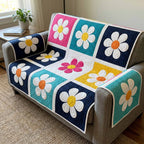 Daisy Patch Sofa Cover