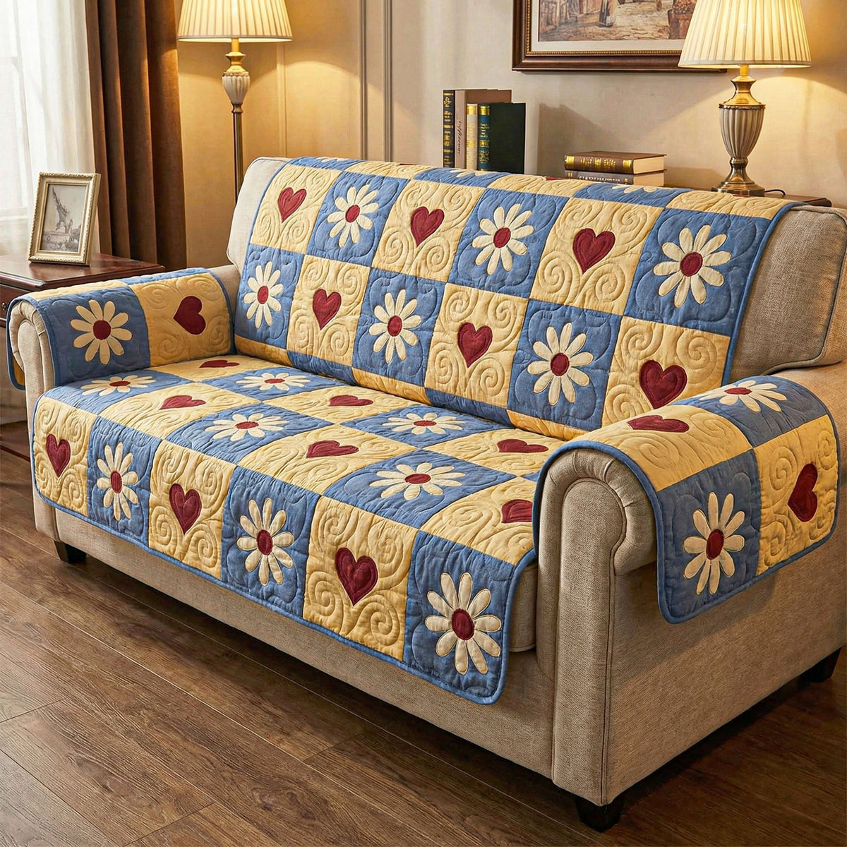 Daisy Sunshine Sofa Cover