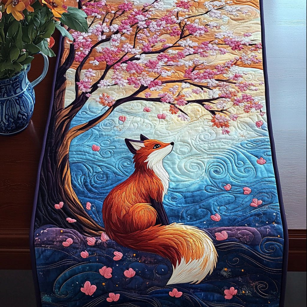Dancing Kitsune Table Runner