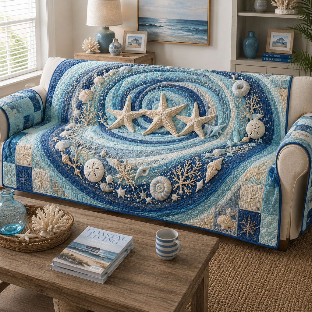 Dancing Starfish Sofa Cover