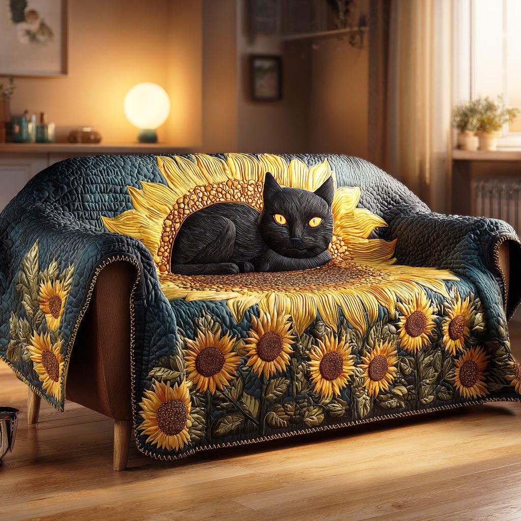 Dark Bloom Sofa Cover