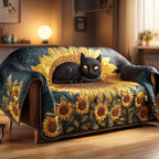 Dark Bloom Sofa Cover