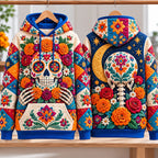 Day of the Dead Carnival hoodie, all-over print