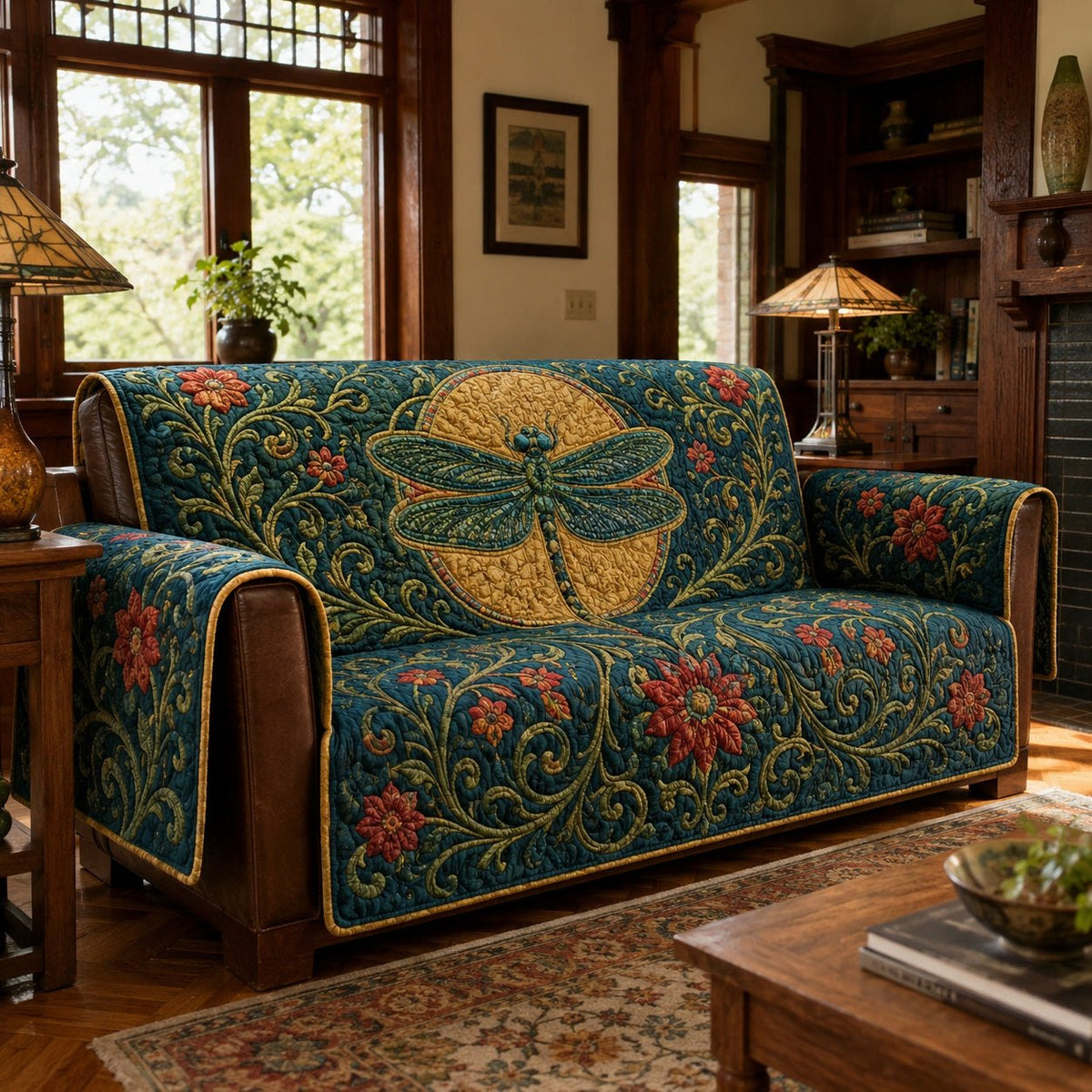 Deep Ocean Skimmer Sofa Cover