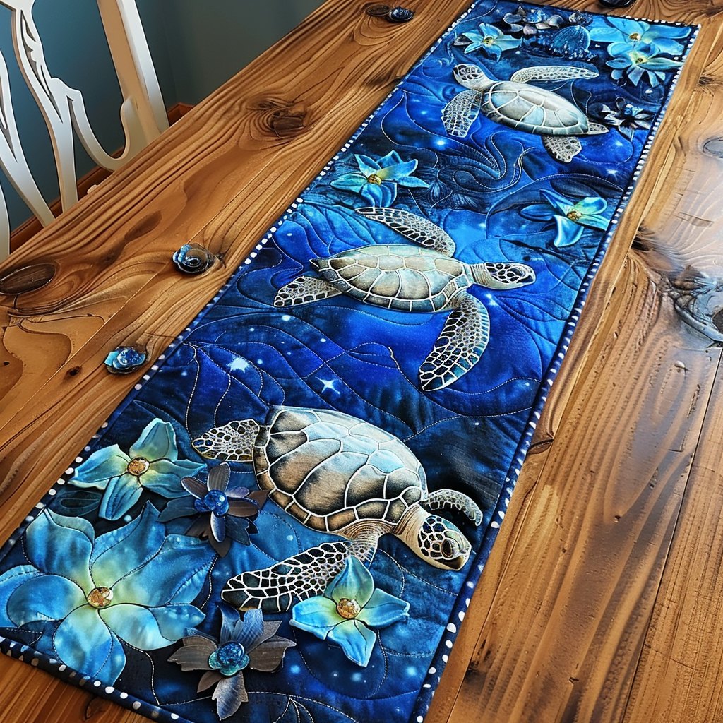 Deep Sea Serenity Table Runner