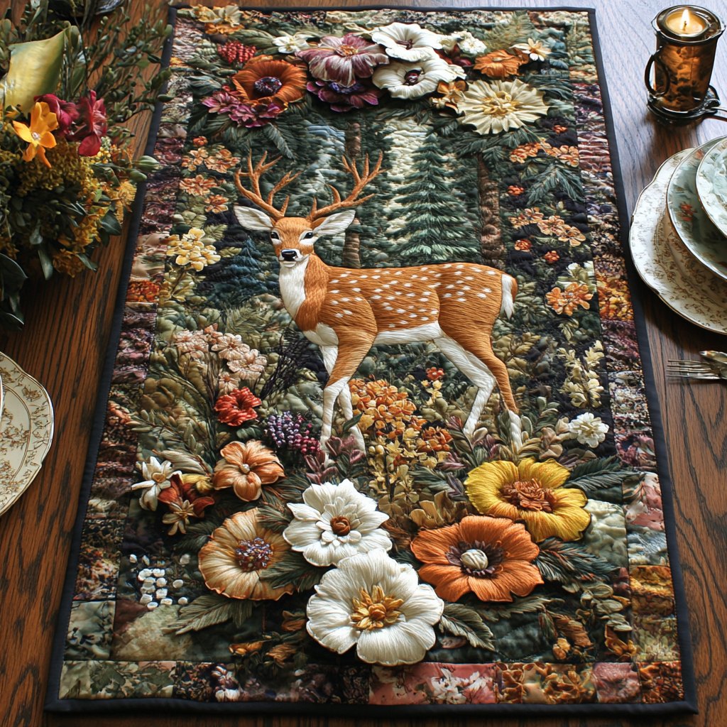 Deer Beauty Table Runner