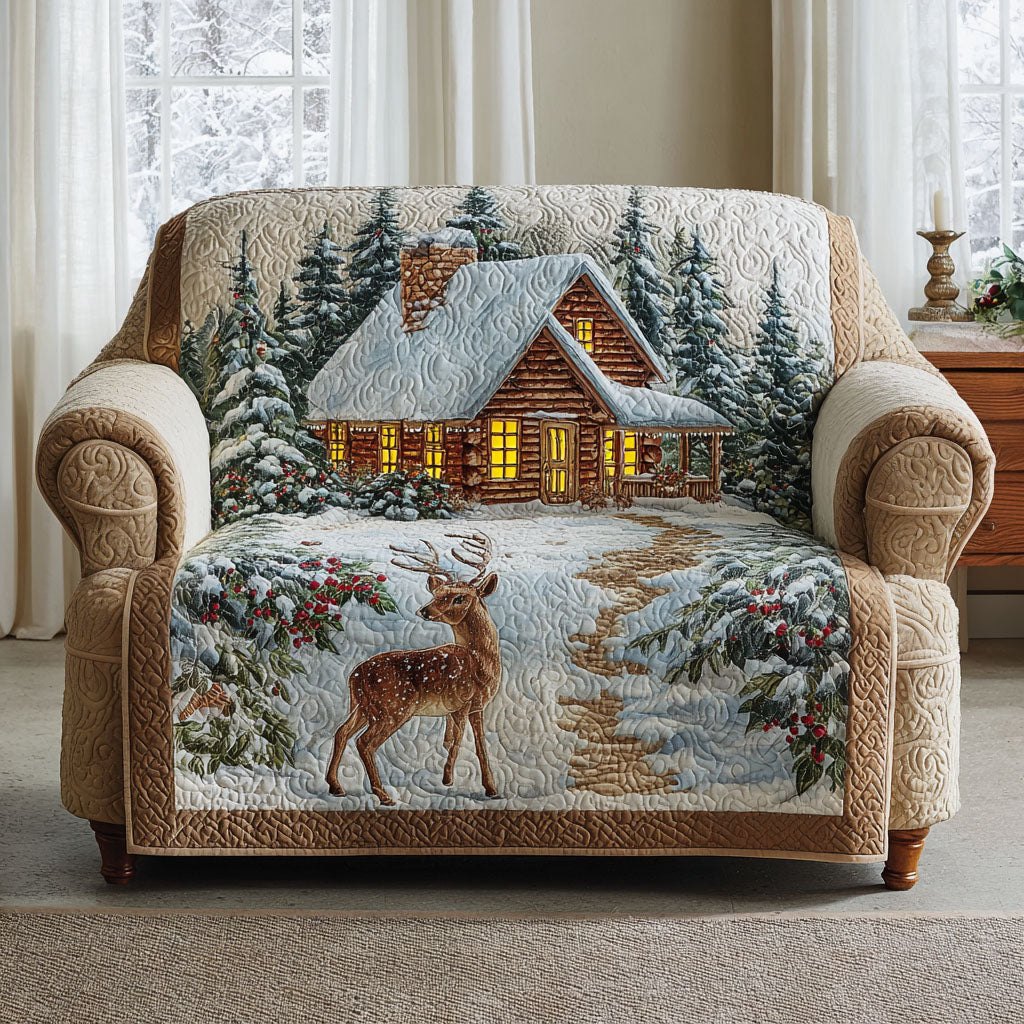 Deer Cabin Sofa Cover