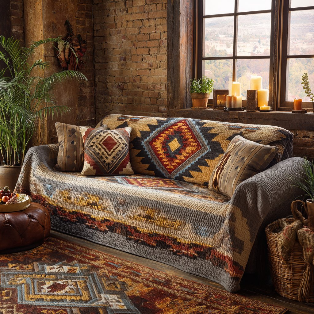 Desert Flame Sofa Cover