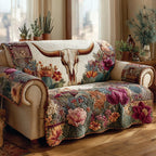 Desert Longhorn Spirit Sofa Cover
