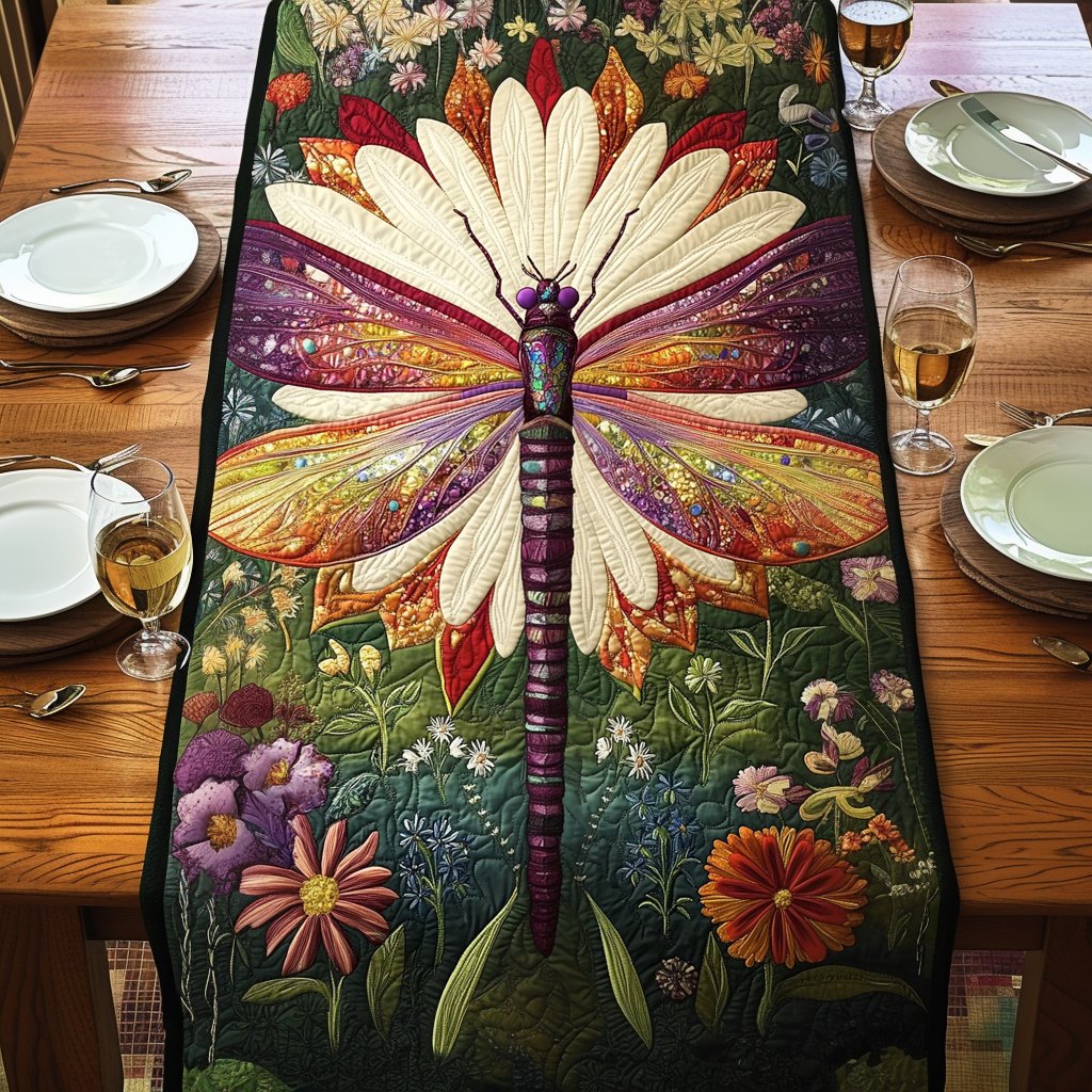 Dewdrop Wings Table Runner