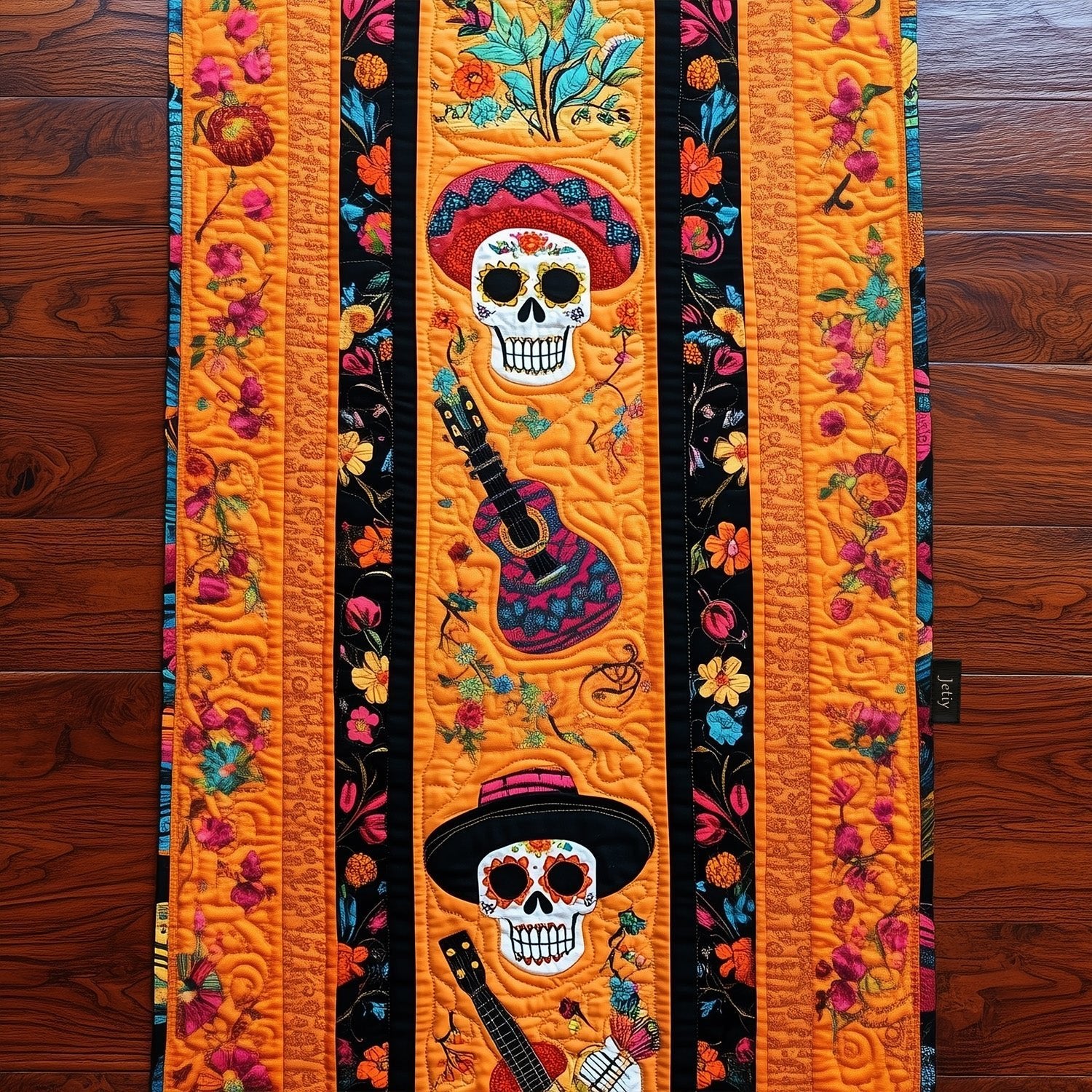 Dia De Los Muertos Celebration Table Runner