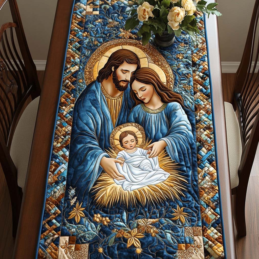 Divine Family Star Table Runner