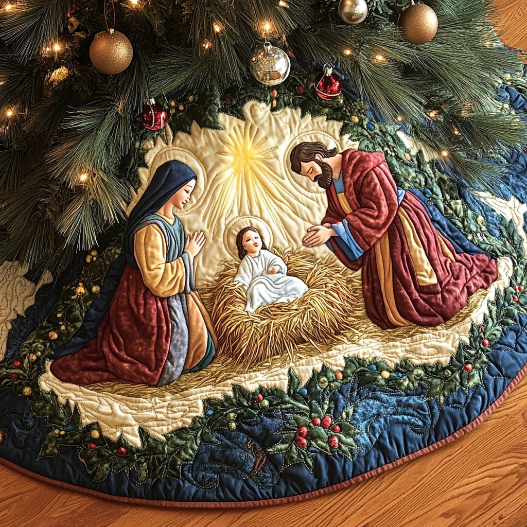 Divine Glow Christmas Tree Skirt