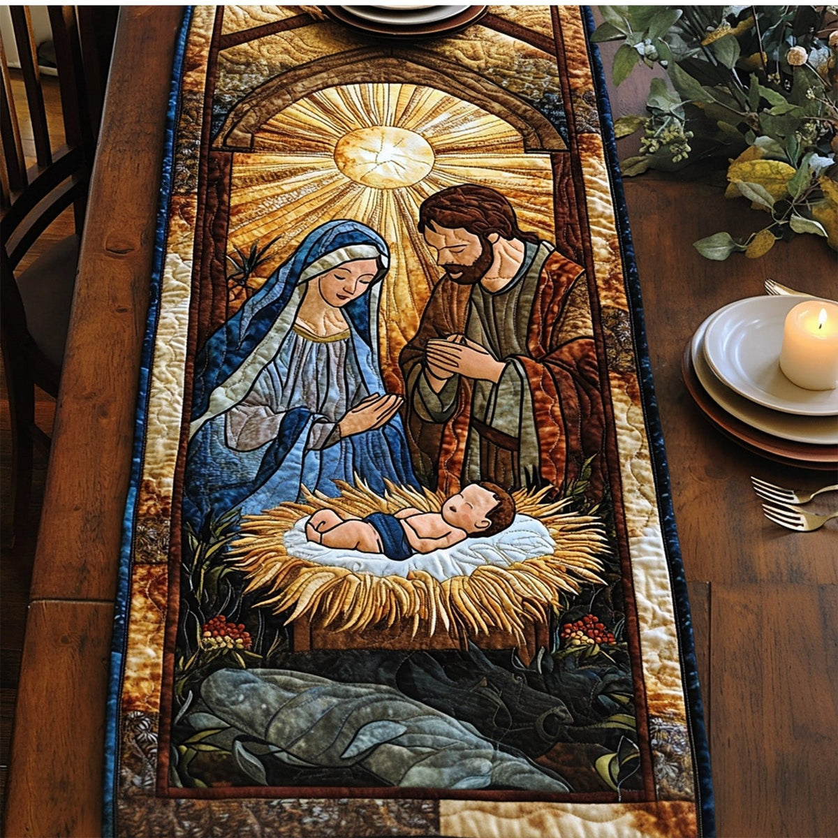 Divine Scene Table Runner