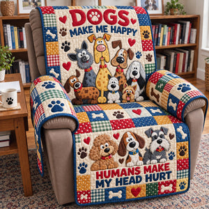 Dog Lover Joy Sofa Cover - Made to Order