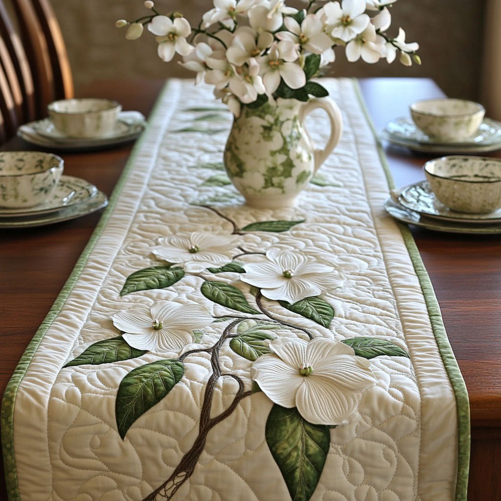 Dogwood Bloom Table Runner
