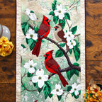 Dogwood Cardinals Table Runner