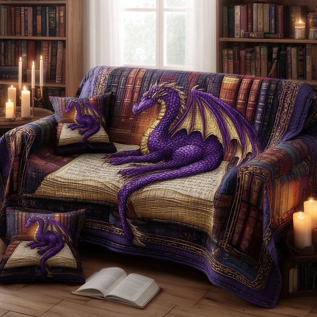 Dragon Flame Sofa Cover