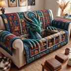 Dragon Library Guardian Sofa Cover