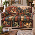 Dragon Scholar Library Sofa Cover
