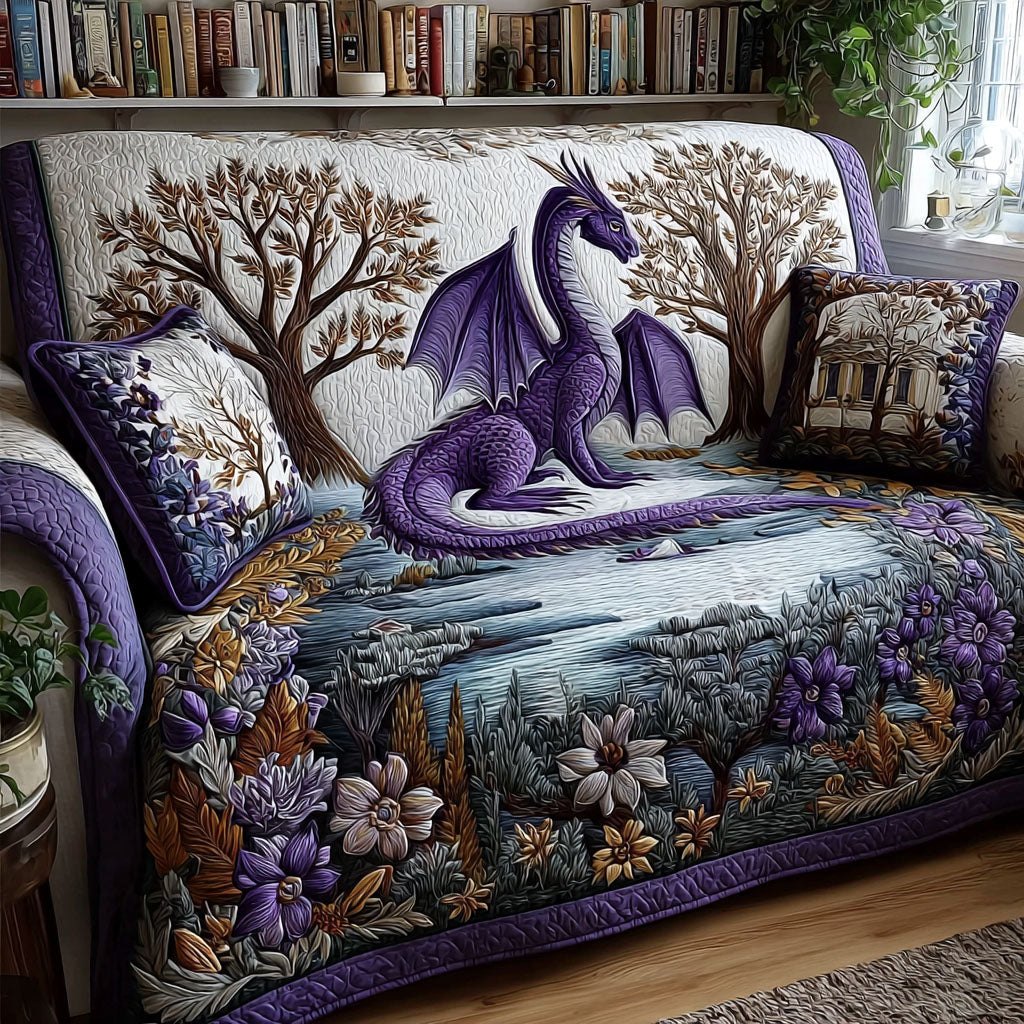 Dragon of Wisdom Sofa Cover