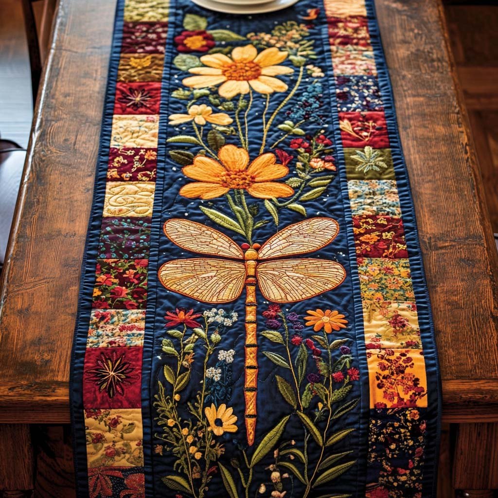 Dragonfly Bliss Table Runner