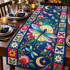 Dragonfly Floral Haven Table Runner