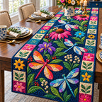 Dragonfly Garden Glow Table Runner