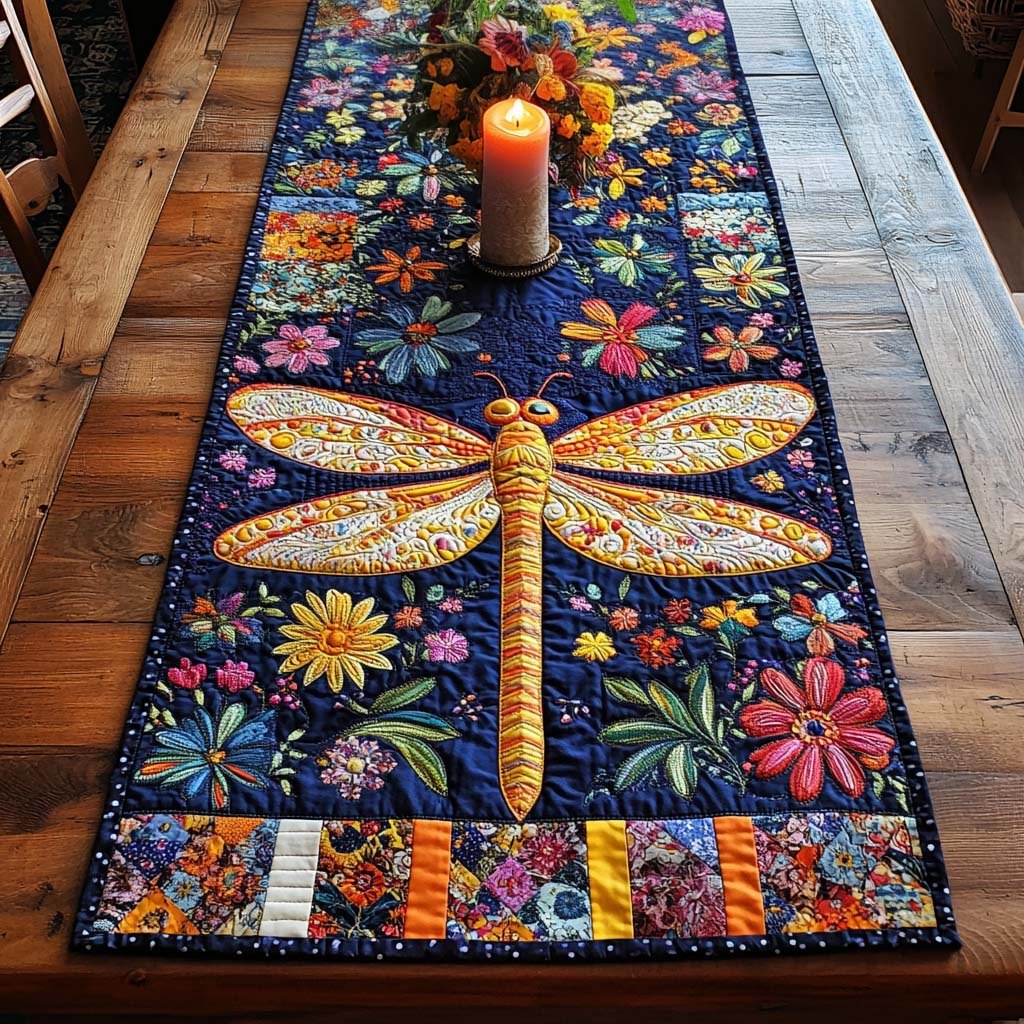 Dragonfly Grace Table Runner