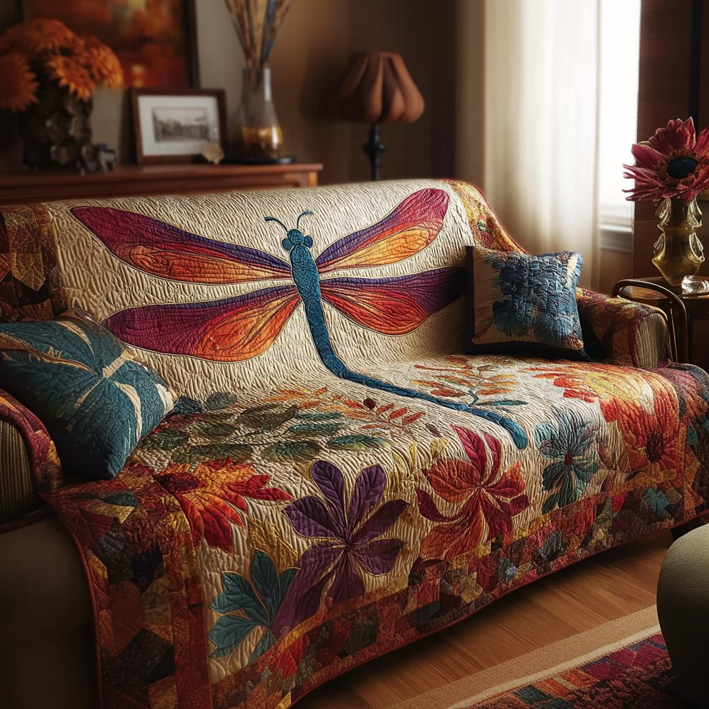 Dragonfly Horizon Sofa Cover