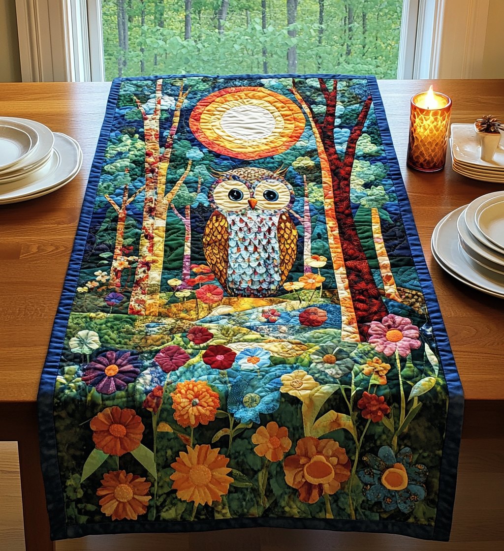 Dreamland Owl Table Runner