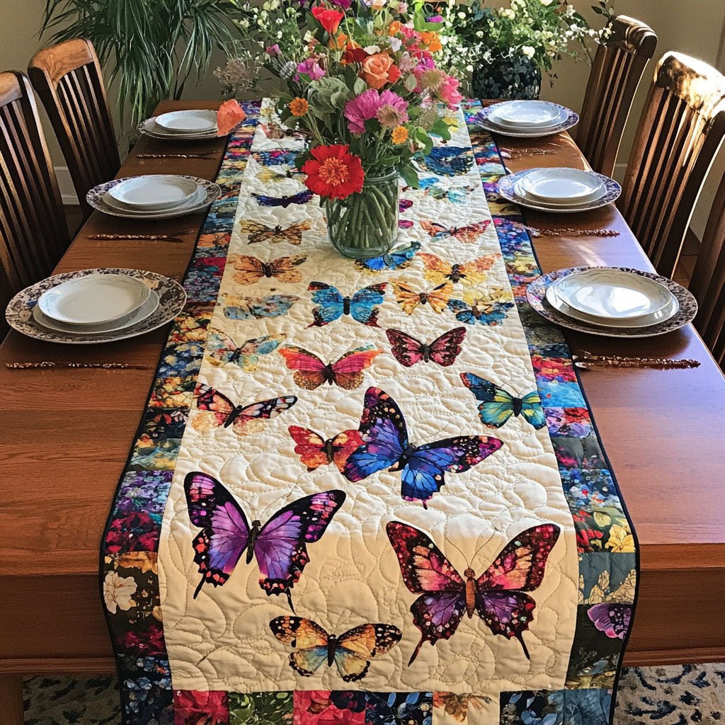 Dreamy Butterflies Table Runner