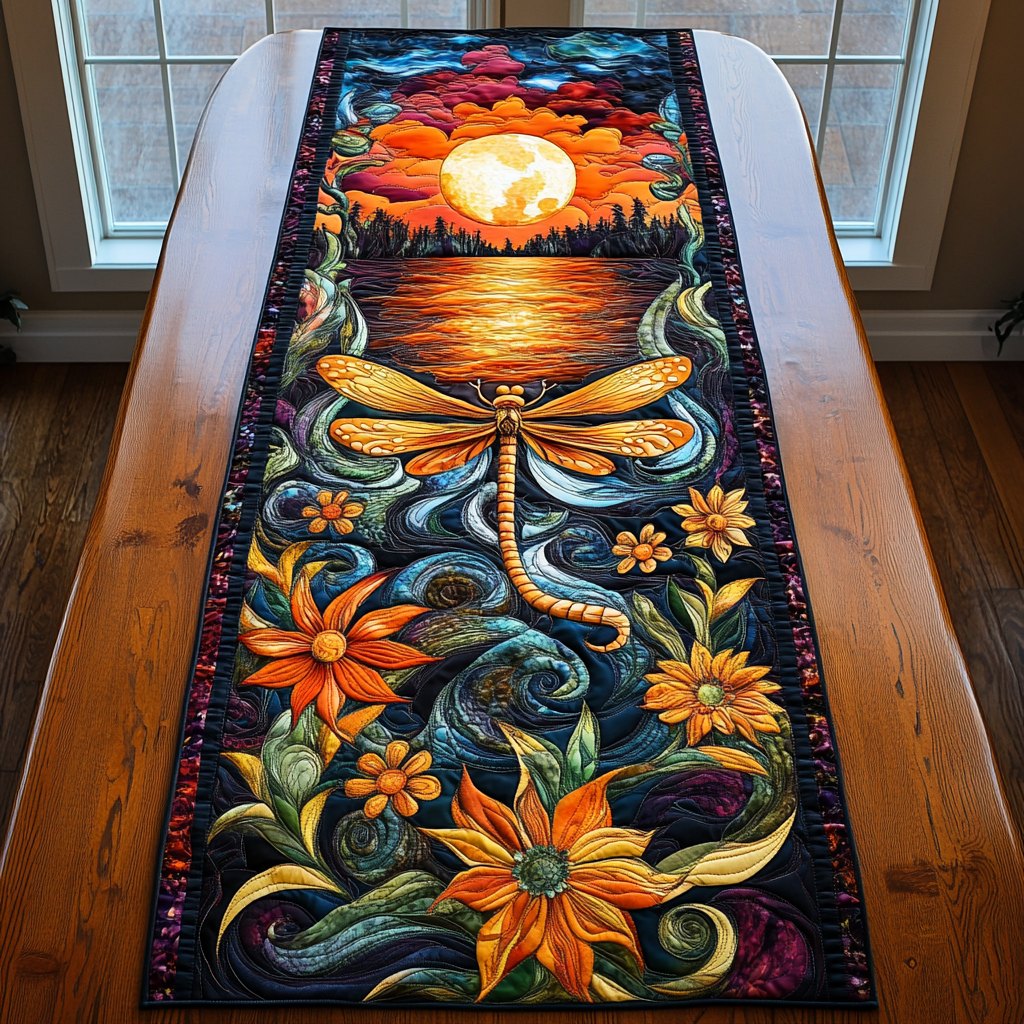 Dreamy Dragonfly Table Runner