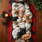 Dreamy Feline Rest Table Runner