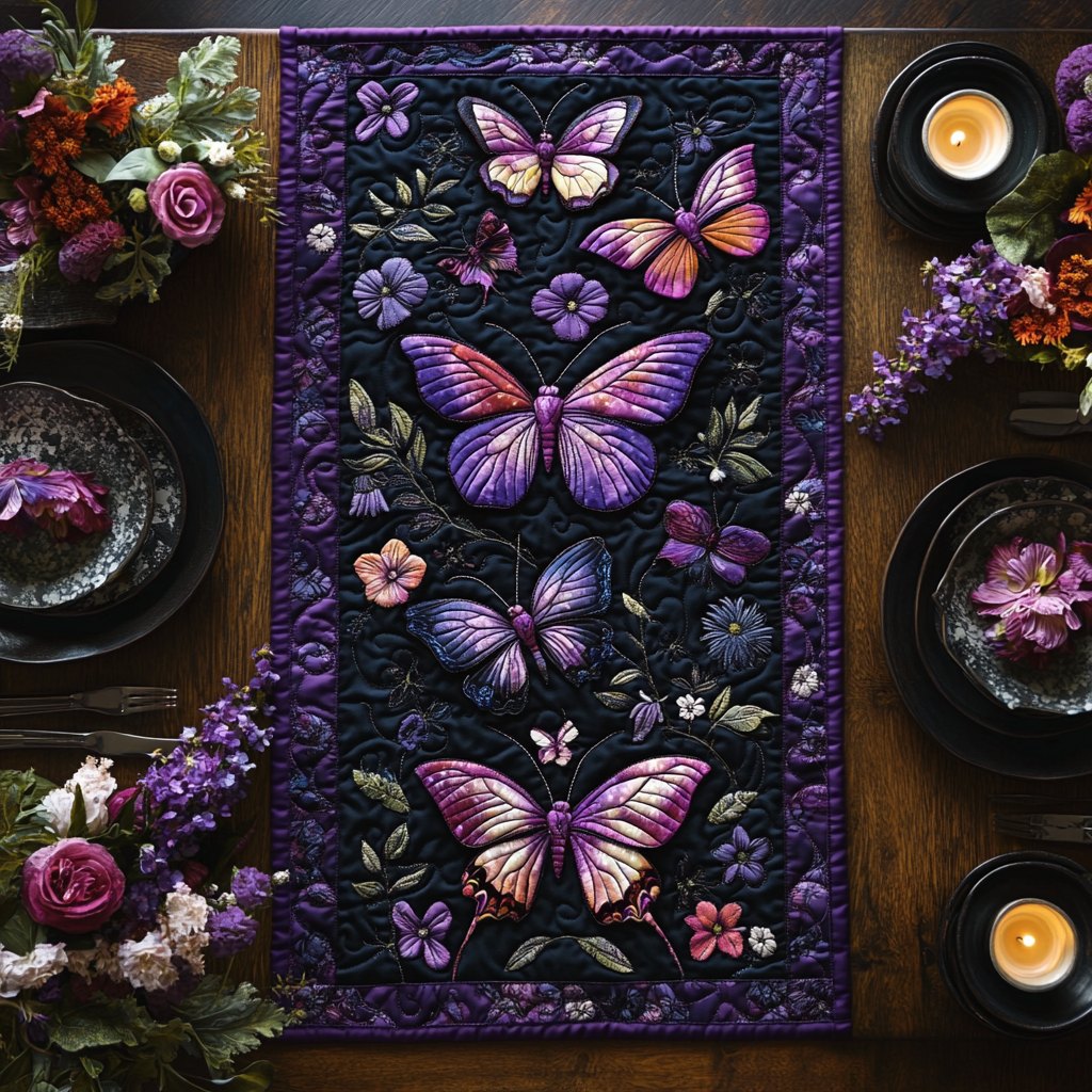 Dreamy Flutter Table Runner