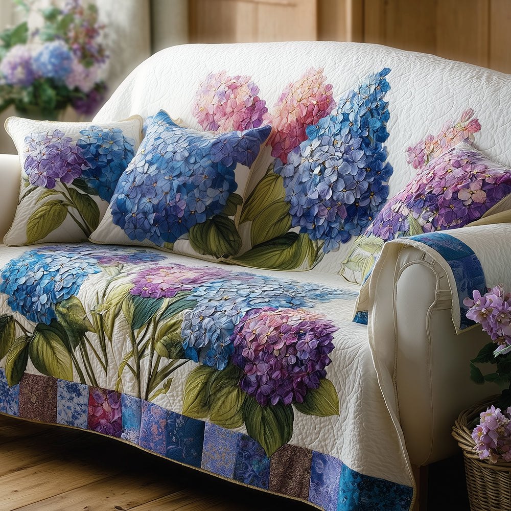 Dreamy Hydrangea Sofa Cover