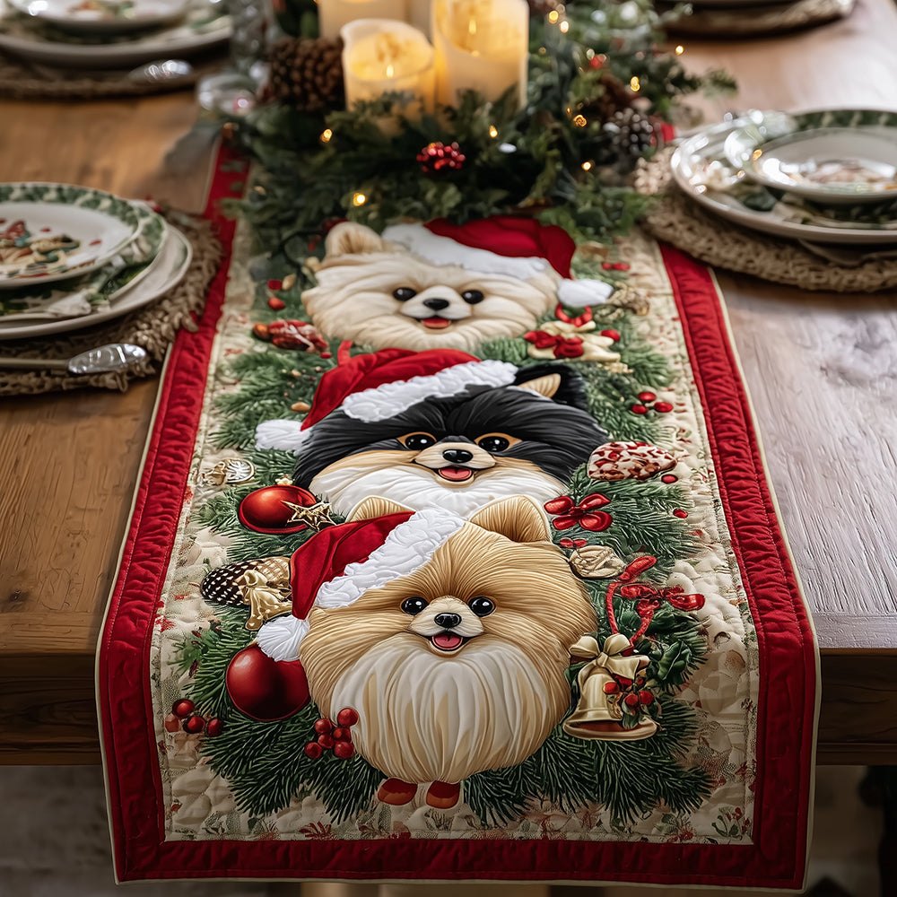 Dreamy Poms Table Runner