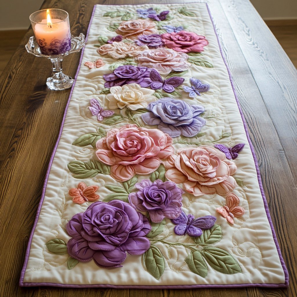 Dreamy Roses Table Runner