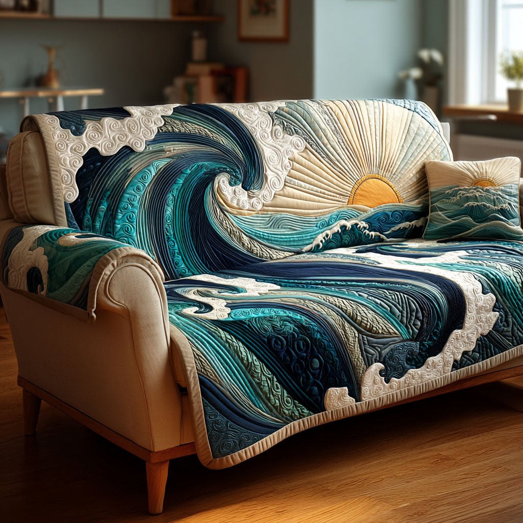 Drift Wave Sofa Cover
