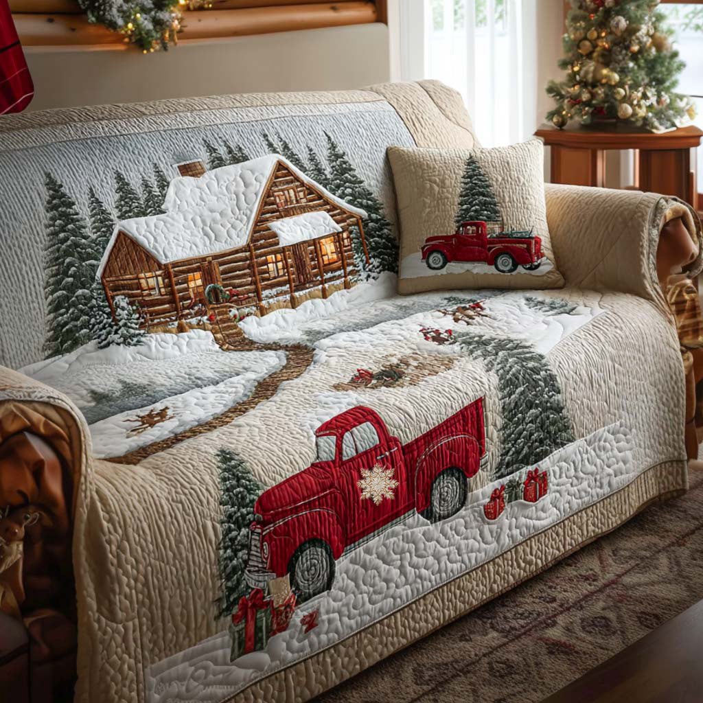 Drifting Snow Sofa Cover
