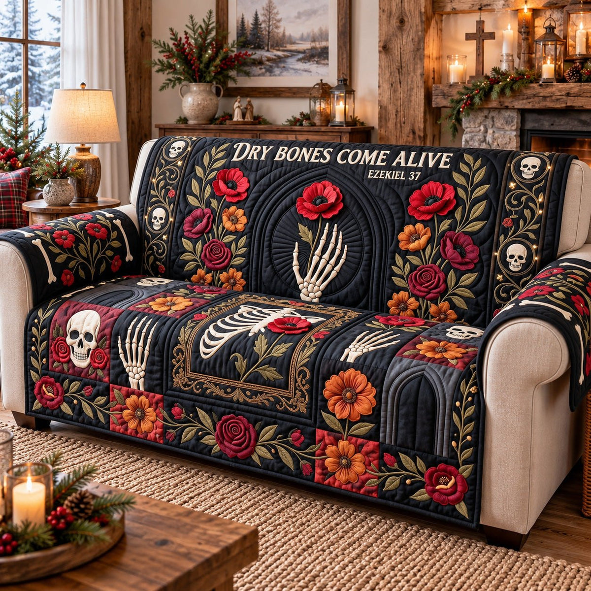 Dry Bones Come Alive Sofa Cover