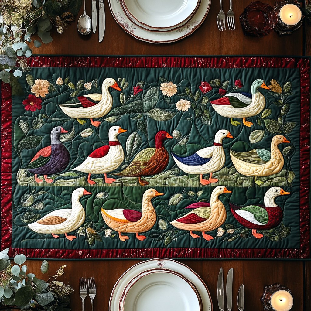 Duck Walk Table Runner